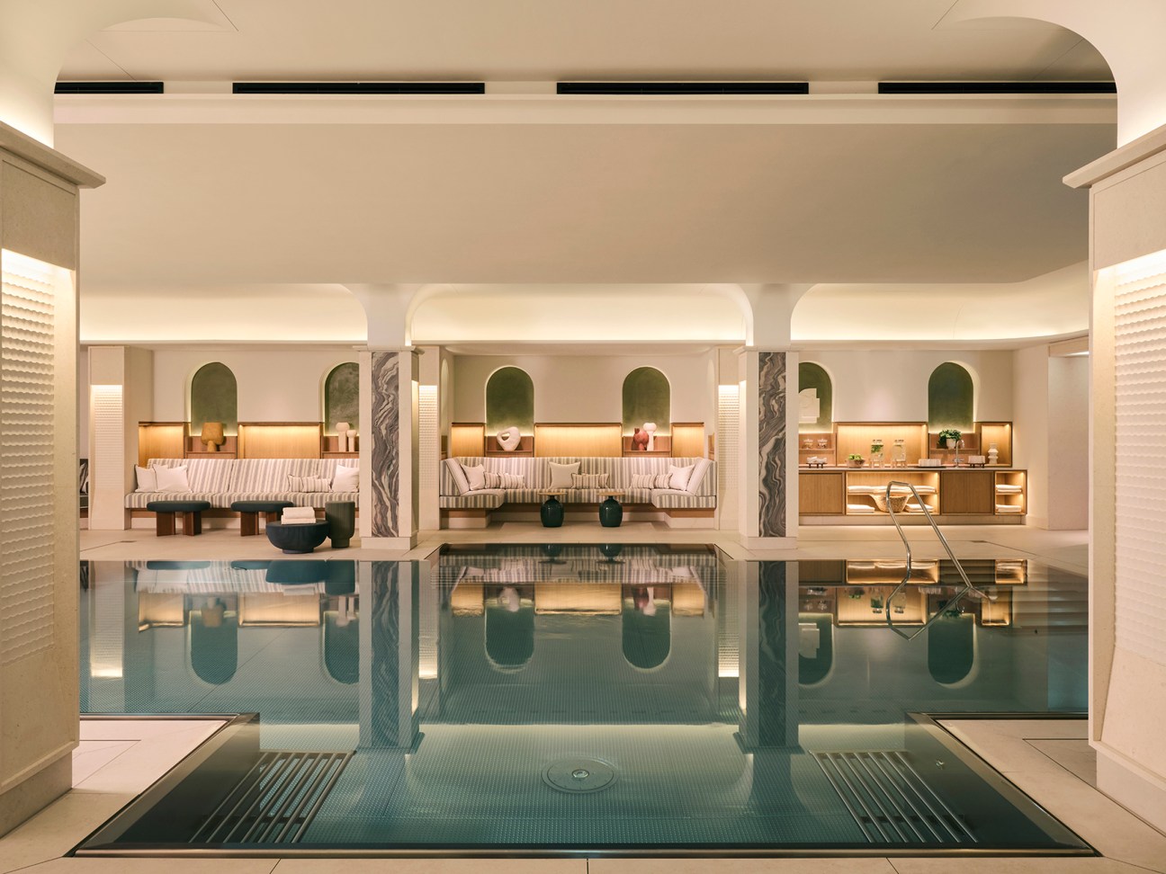 luxury pool area