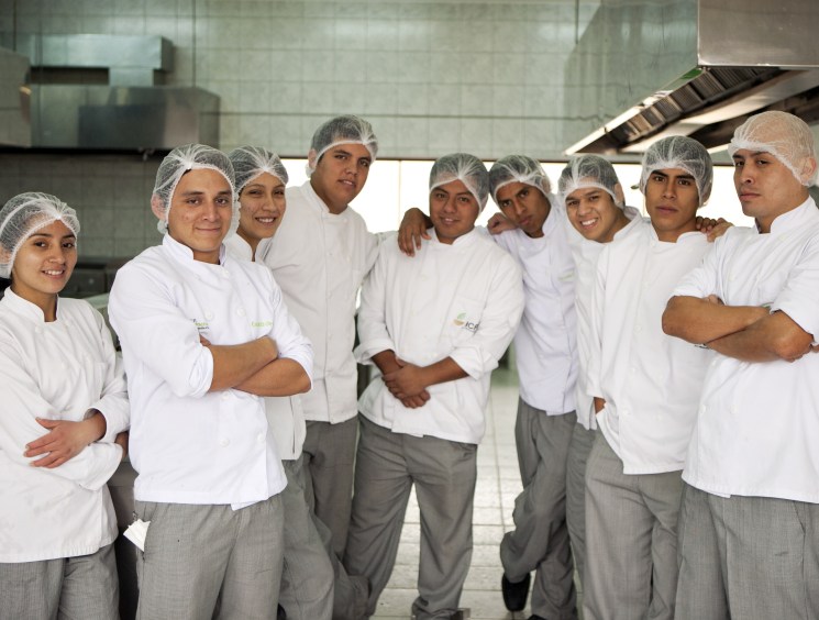 Final year students at Pachacutec Institute
