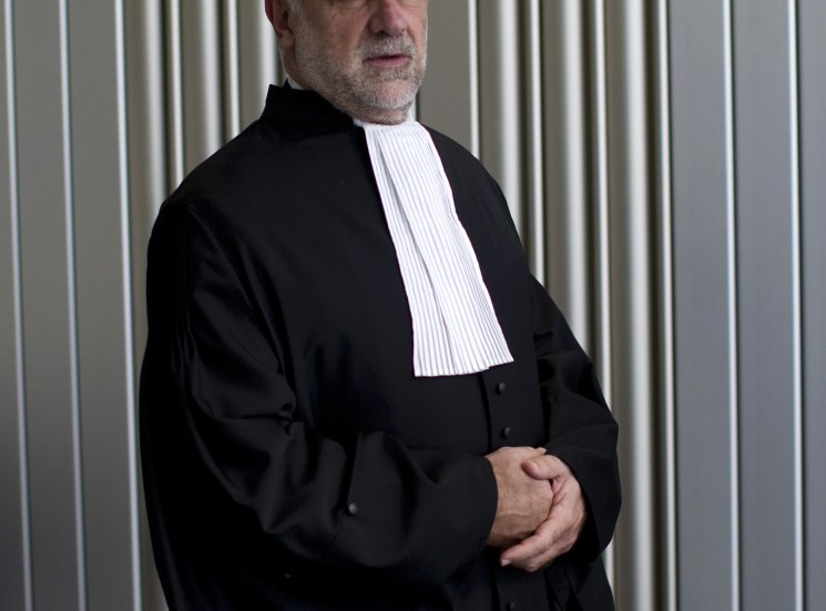 The ICC’s prosecutor, Luis Moreno-Ocampo, in legal robes