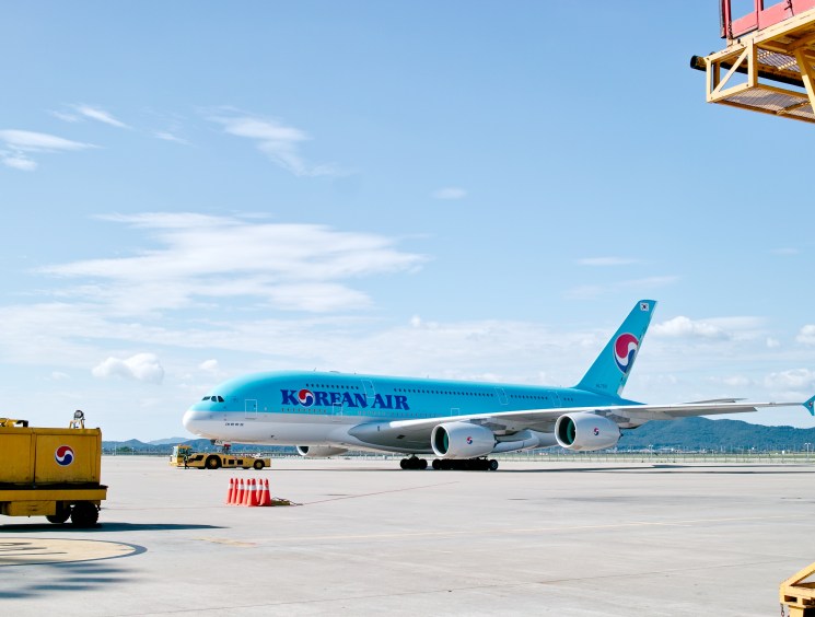 The A380 at Incheon