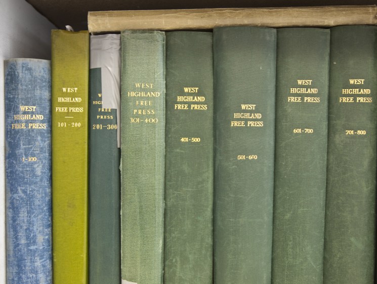 Back issues of ‘West Highland Free Press’