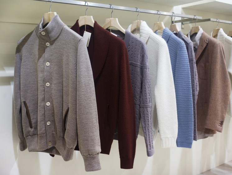 Textured cashmere at Pratoni
