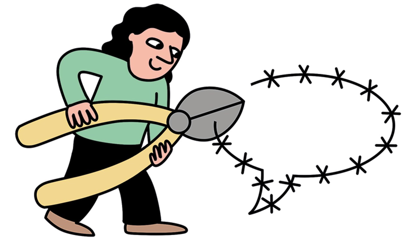 Illustration showing empathy in digital communication