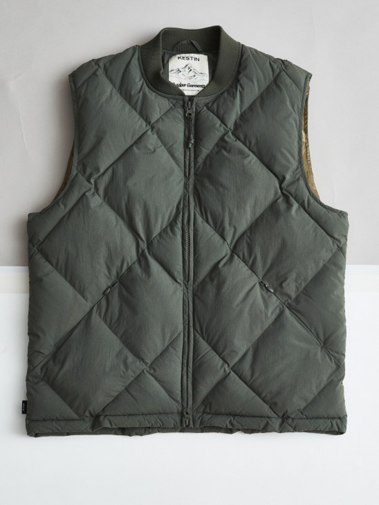 Detail of casual knitted vest