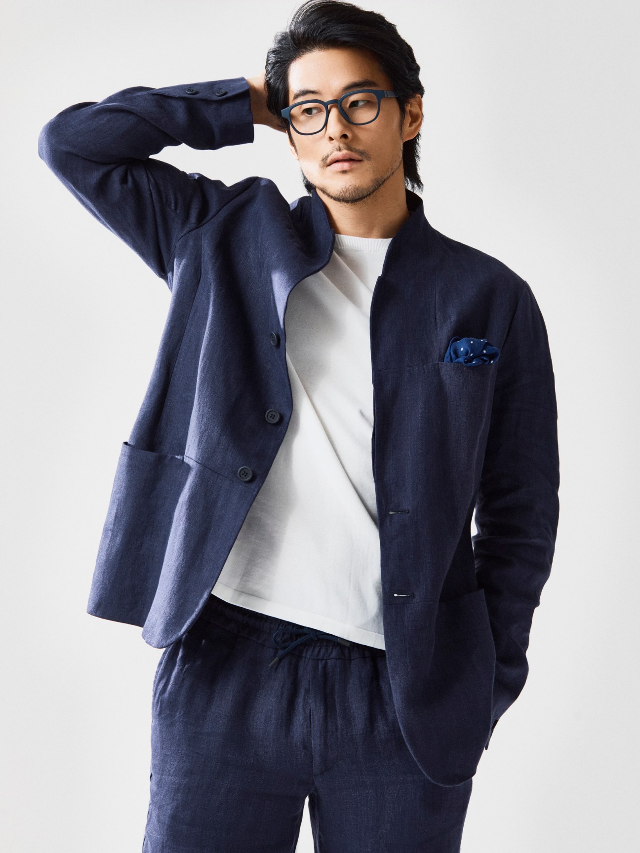Textured cold-weather style