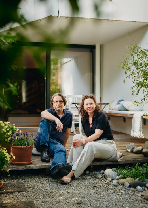Portrait of Stefan and Sandra Niese in their Olympiapark home