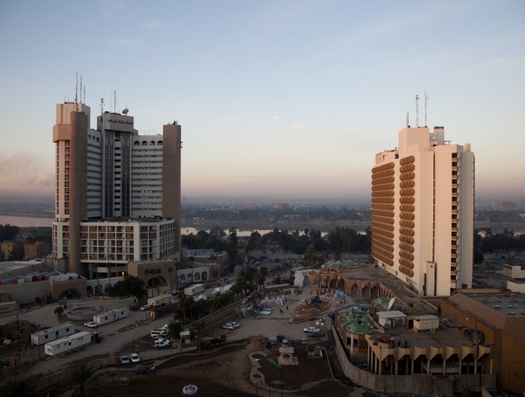 The Sheraton and Palestine hotels