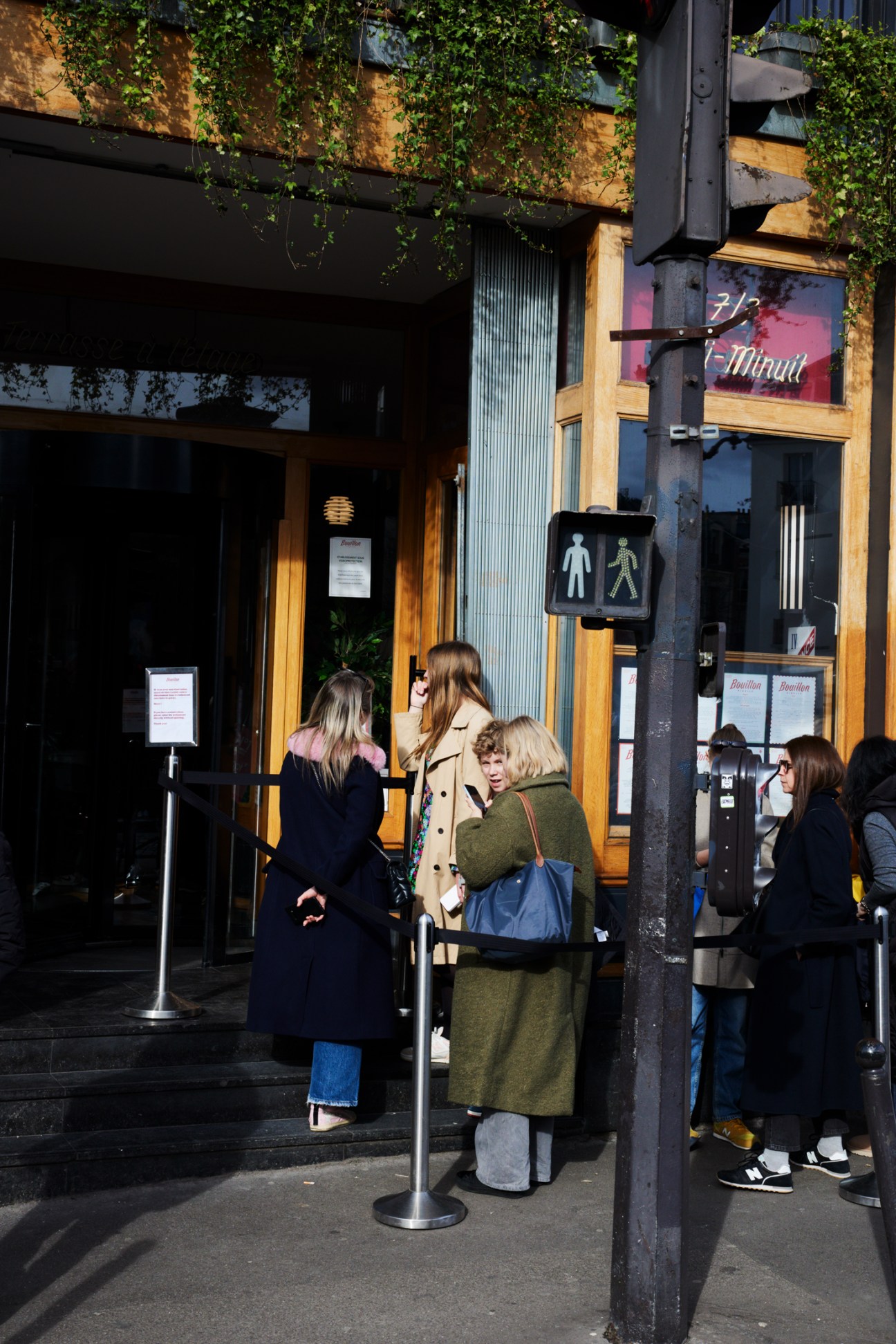 Restaurant entrance
