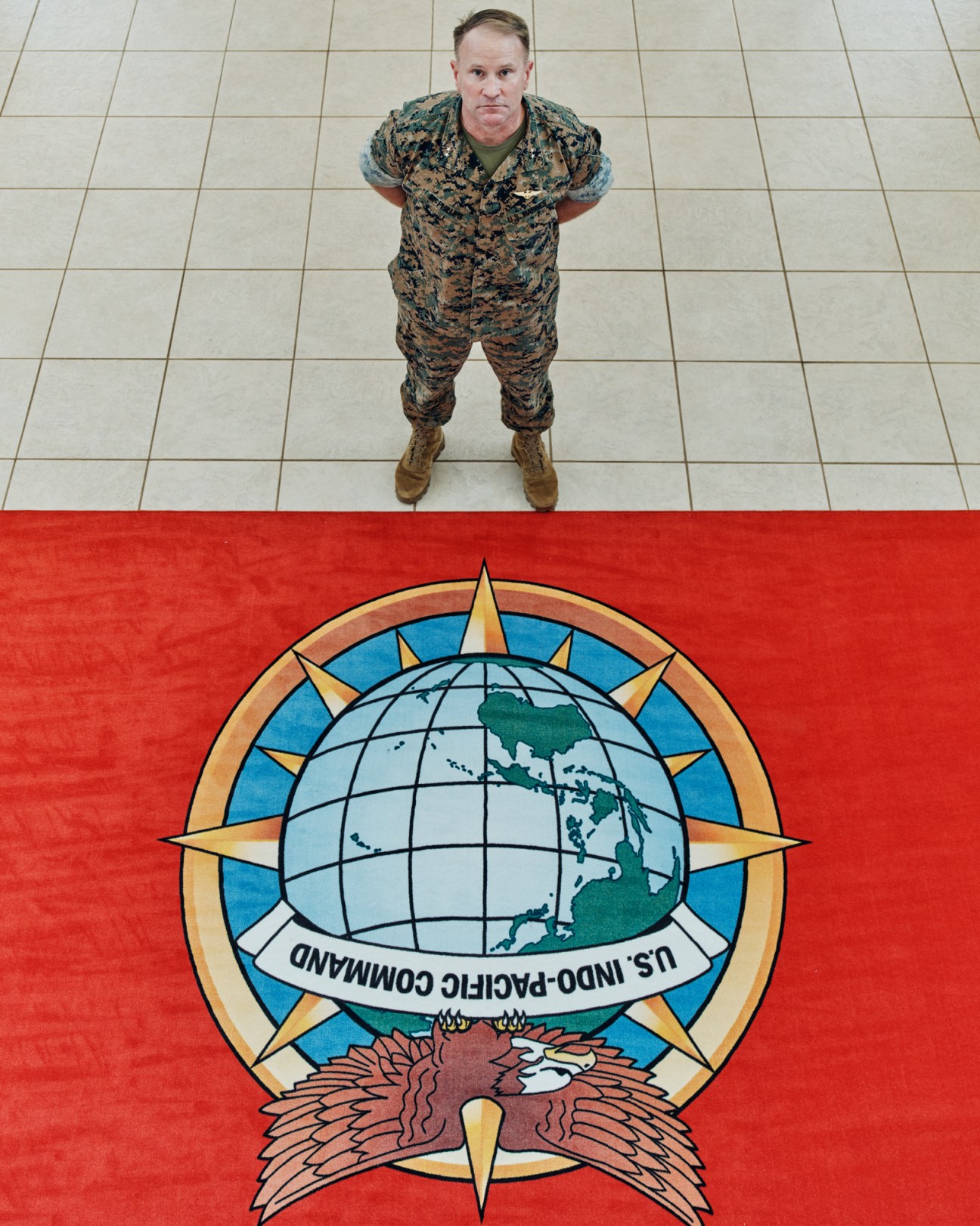 Major General Chris McPhillips at Indo-Pacific Command headquarters
