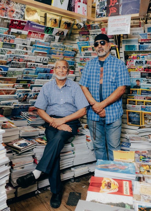 Casa Magazines' Mohammed Ahmed (on left) and manager Syed Khalid Wasim