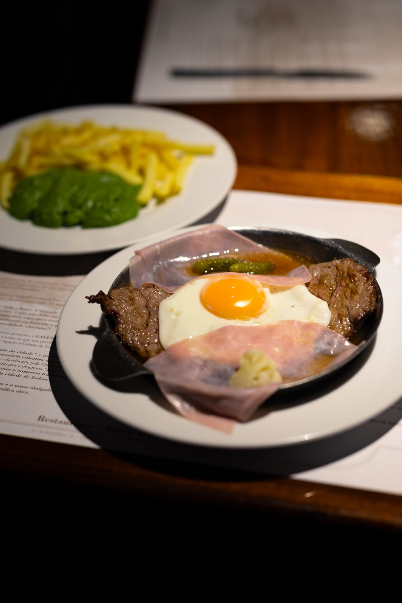 Traditional Portuguese meal