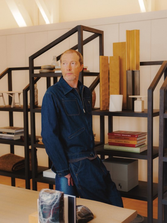 Interior of Christophe Delcourt's Paris showroom