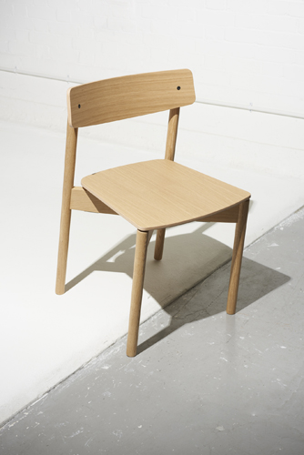 Cross chair by Takt, flat-pack wooden chair design from Denmark
