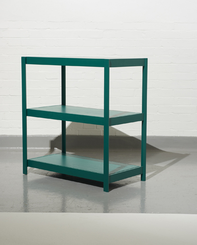 Fram shelving by Another Country, modular oak and ash shelving system with optional panels