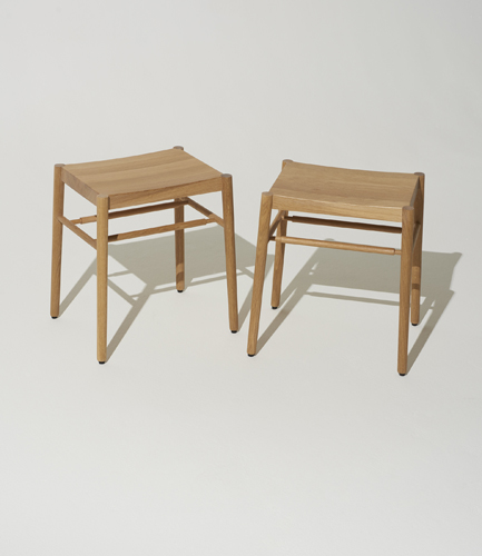 Avery stacking stool by Pinch Design, oak stools designed for small spaces and extra seating