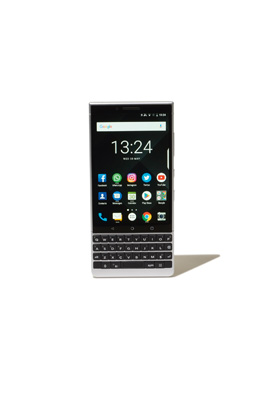 BlackBerry Key2 smartphone with physical keyboard and touchscreen display