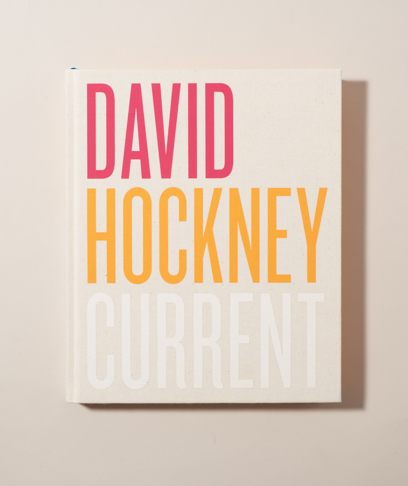 Cover of David Hockney Current art book showing recent works