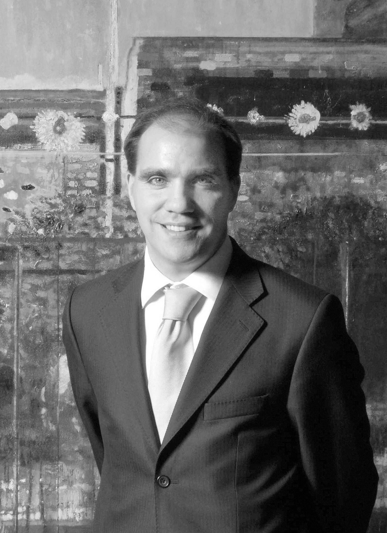 Portrait of Francis Outred, International Director and European Head of Post-war and Contemporary Art at Christie's, London
