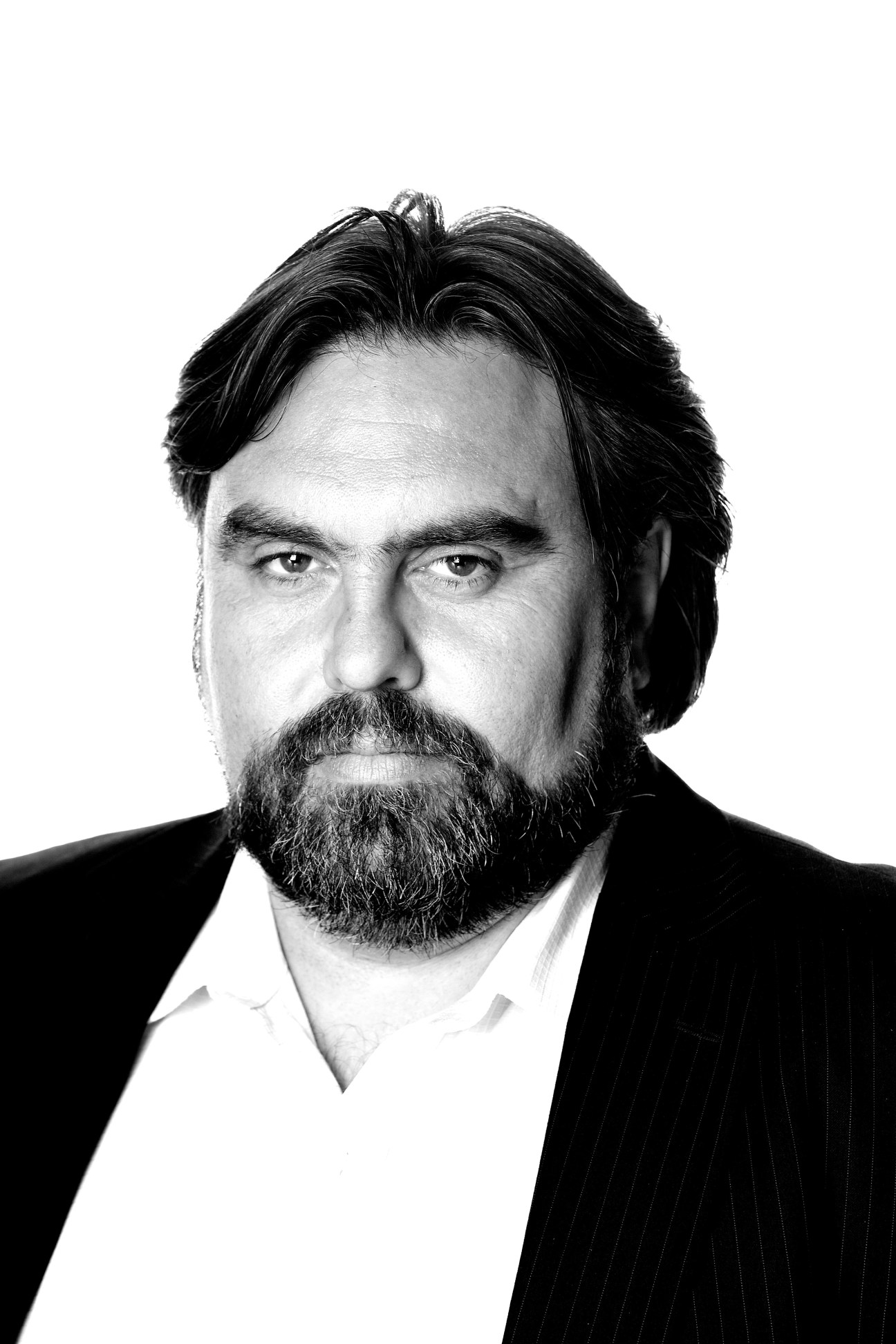 Black and white portrait of Anthony Bubalo, research director at the Lowy Institute for International Policy.