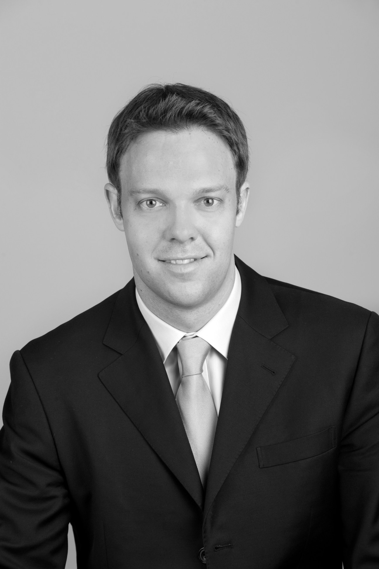 Black and white portrait photograph of Blair Glencorse, founder of the Accountability Lab.