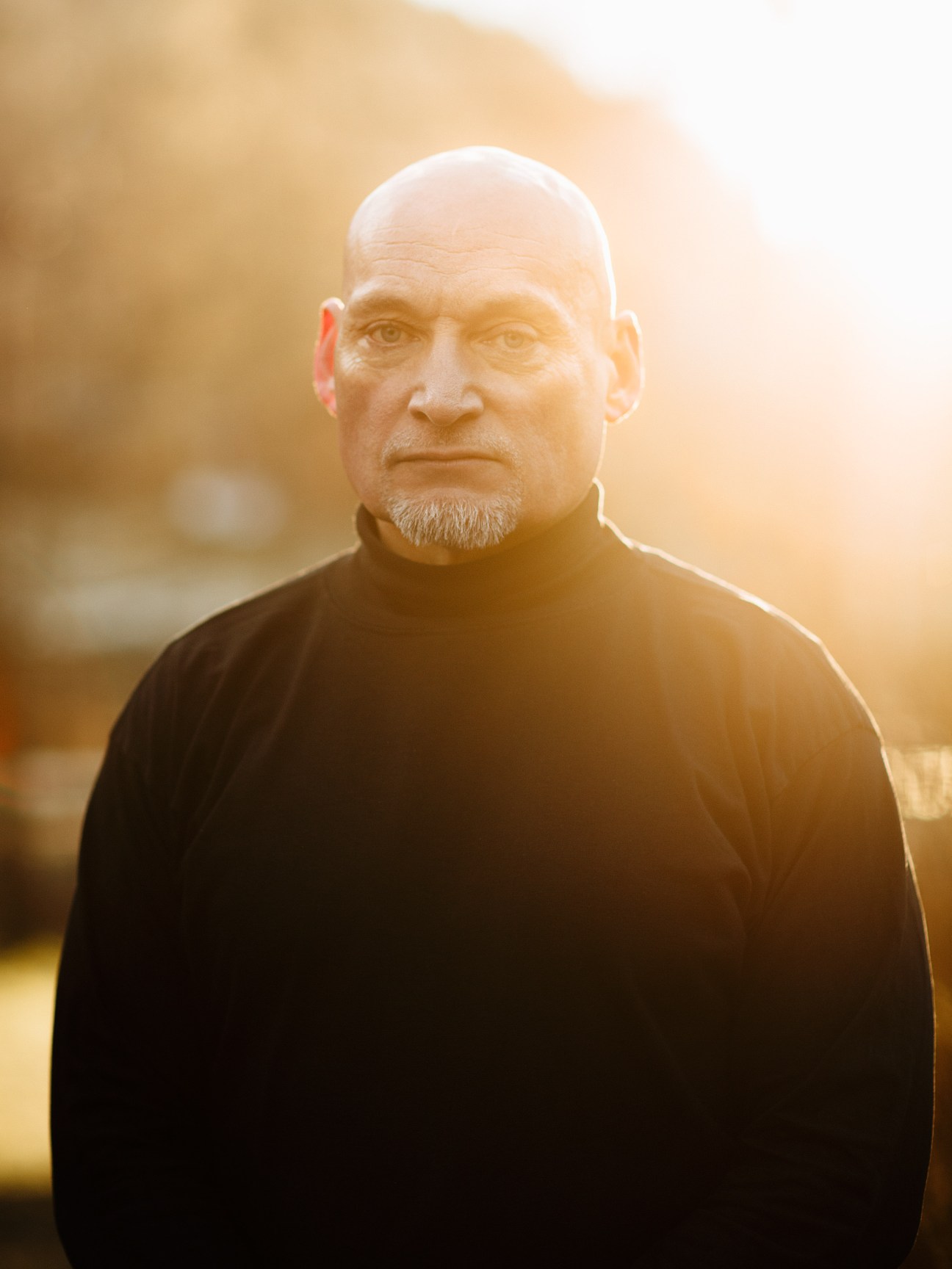 Portrait of Pål S Refsdal, a Norwegian film-maker, against a blurred outdoor background.