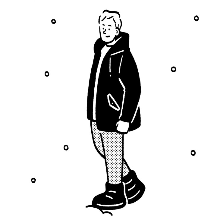 A Kind of Guise navy Bug Parka 2.0 with adjustable hood and removable inner jacket