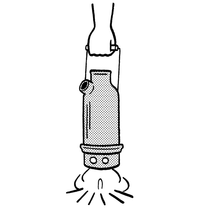 Kelly Kettle original aluminium kettle for outdoor water boiling using natural fuel