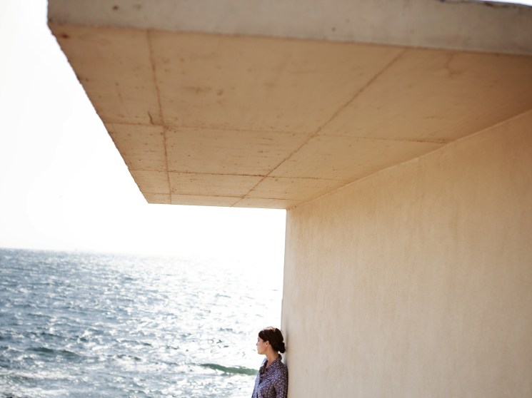 DRESS by A.P.C., SHOES by Fratelli Rossetti
