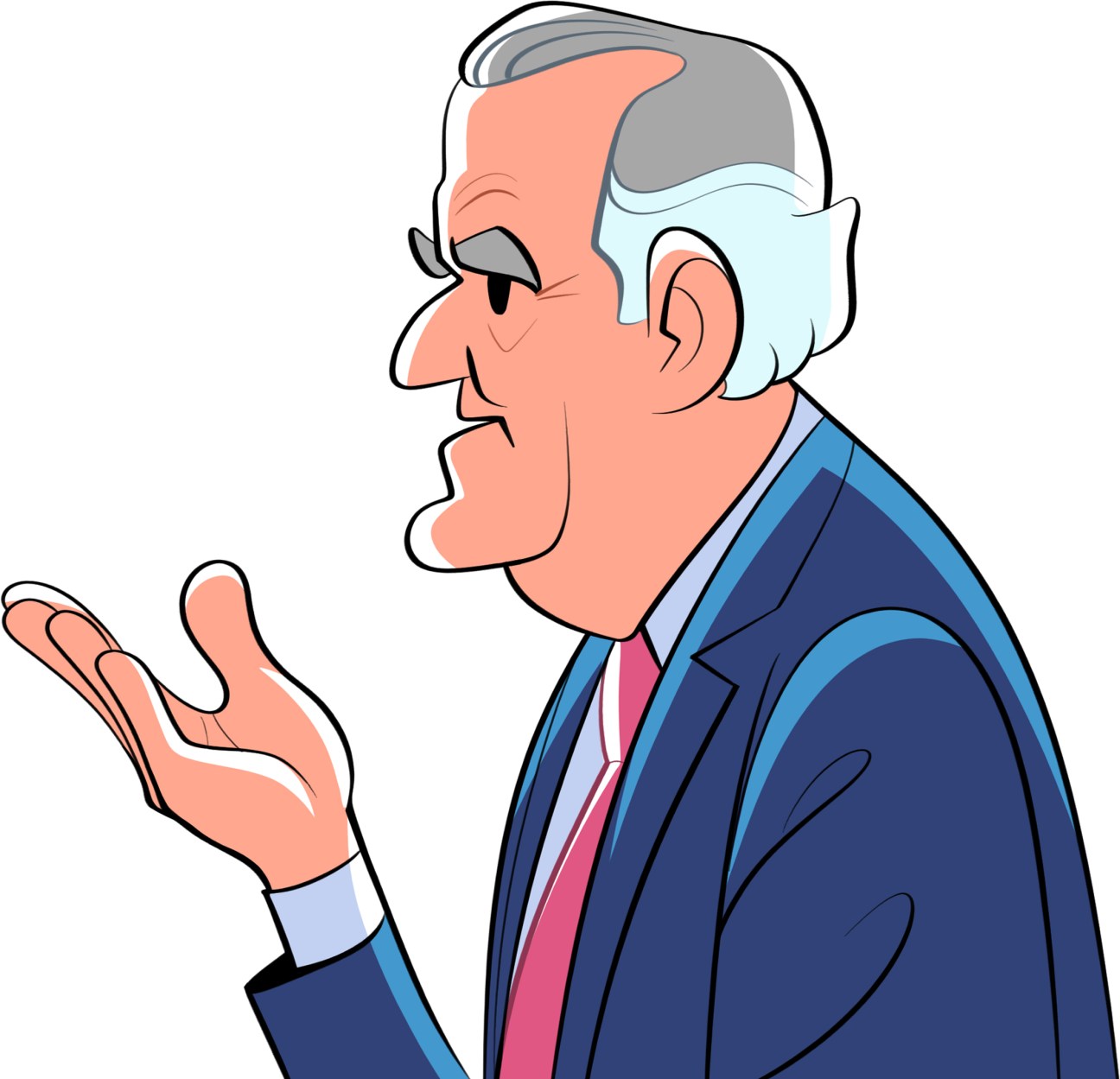 Portrait of panellist Peter Hain in thoughtful pose