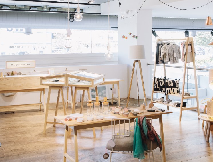 Three design stores