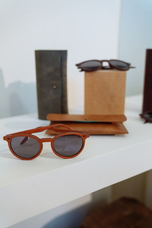 Glasses on display at Peter Ahn’s Frame shop