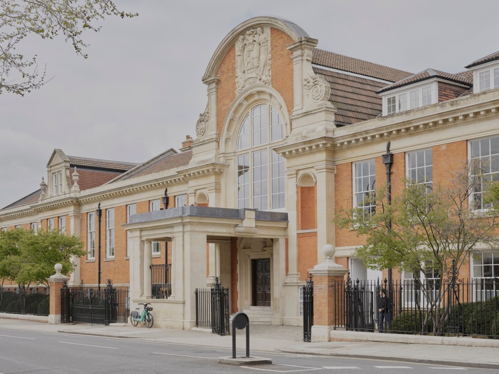 Interior renovation of Ladbroke Hall showing grand gallery spaces and period architecture
