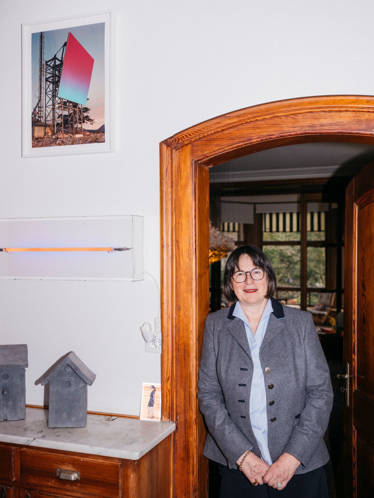 a collector in her house
