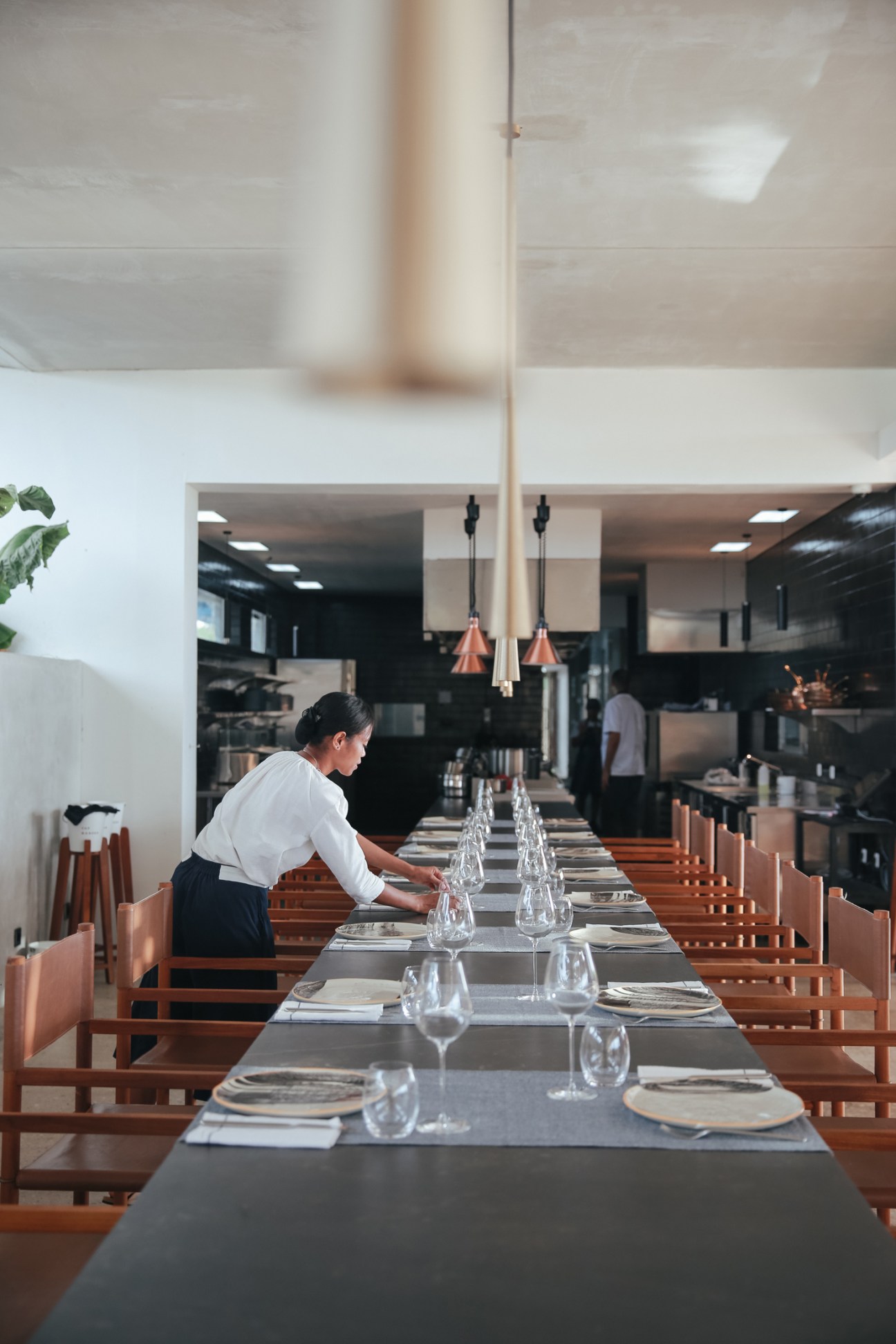 Setting the table