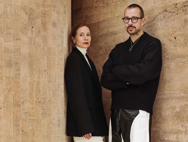 Lucie and Luke Meier, co-creative directors at Jil Sander