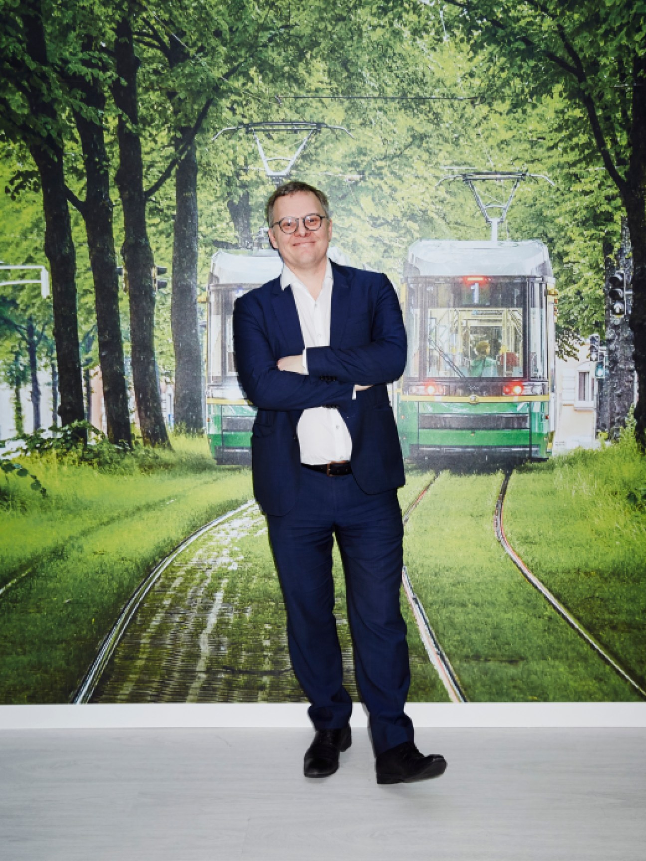 Niko Kyynäräinen from Turku at Mipim conference discussing urban development projects