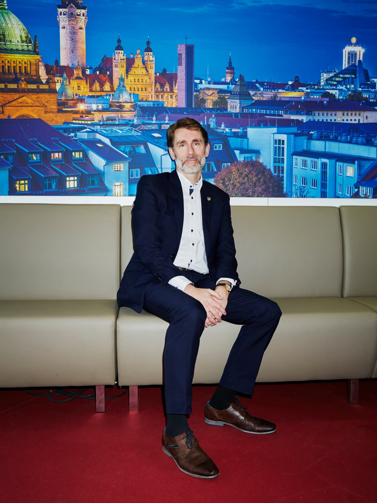 Michael Körner from Leipzig's Municipal and Regional Investment Agency at Mipim conference