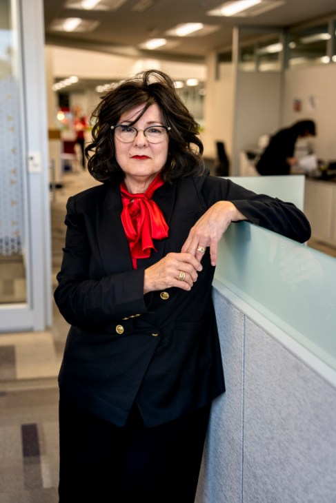 Debi Durham, director of the Iowa Economic Development Authority, in her office