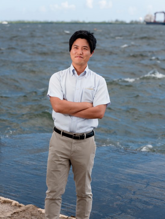 Kioshi Mishiro, geographical information systems officer, at the International Seabed Authority
