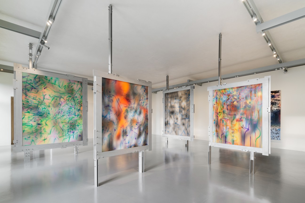 Julie Mehretu's exhibition at Palazzo Grassi