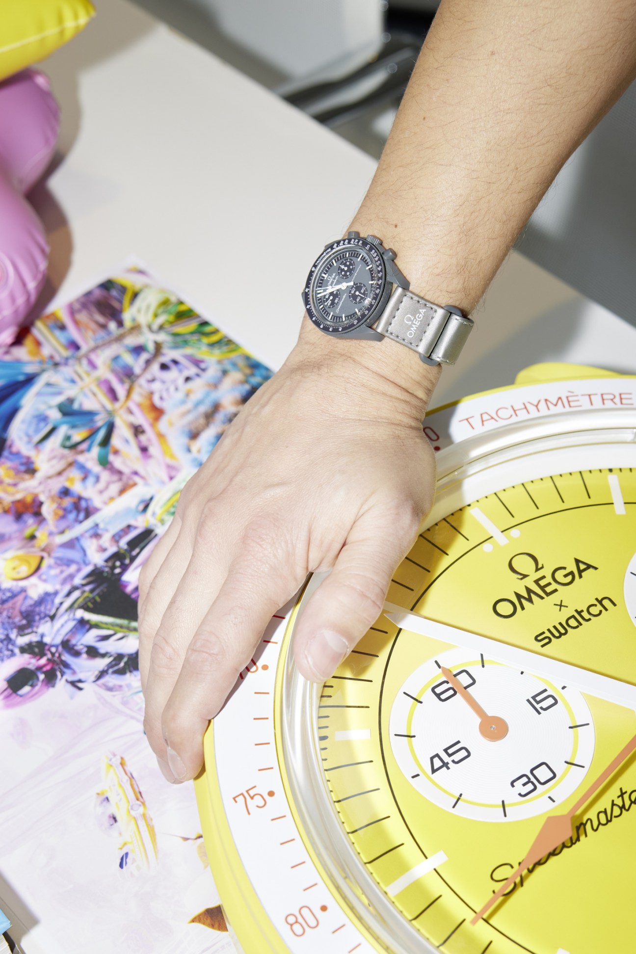Omega is one of the Swatch Group's premium sister brands