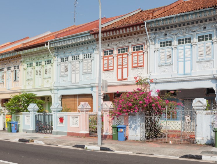 Unrenovated pre-war houses