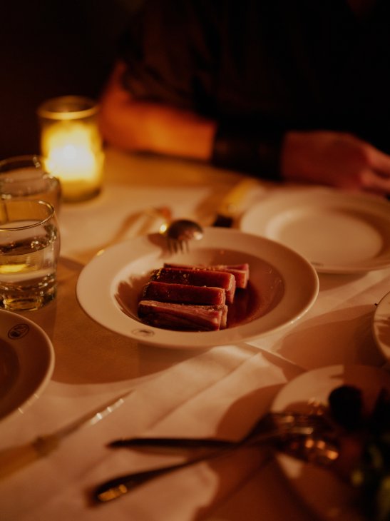 Grilled seafood and Mediterranean-inspired dishes served at Le Foote restaurant