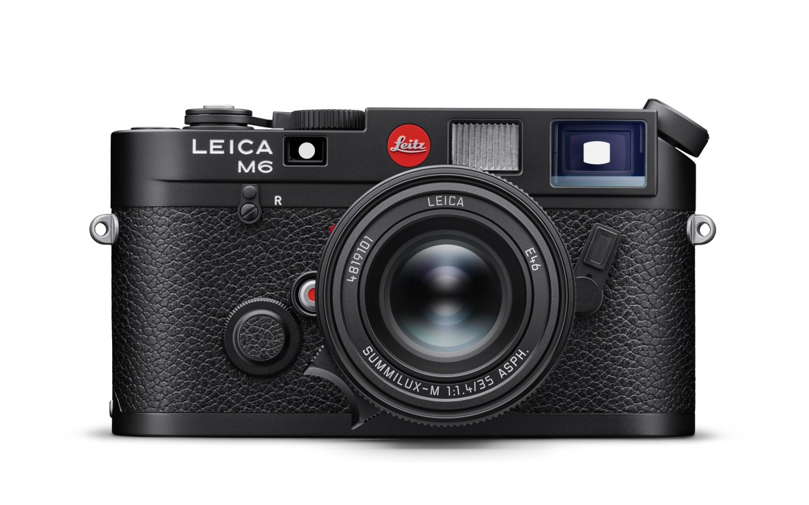Leica M6 analogue film camera with Summilux-M lens showing classic rangefinder design and build quality