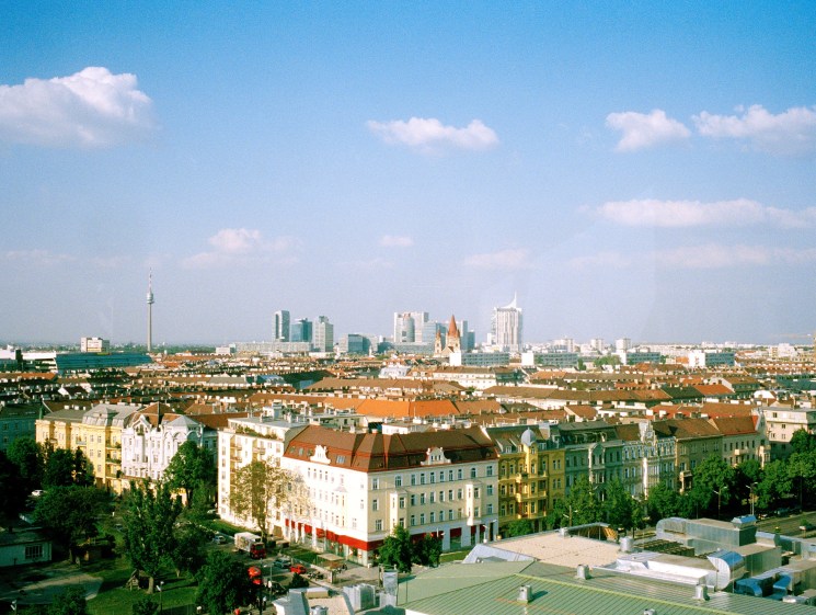 View from the Prater ferris wheel