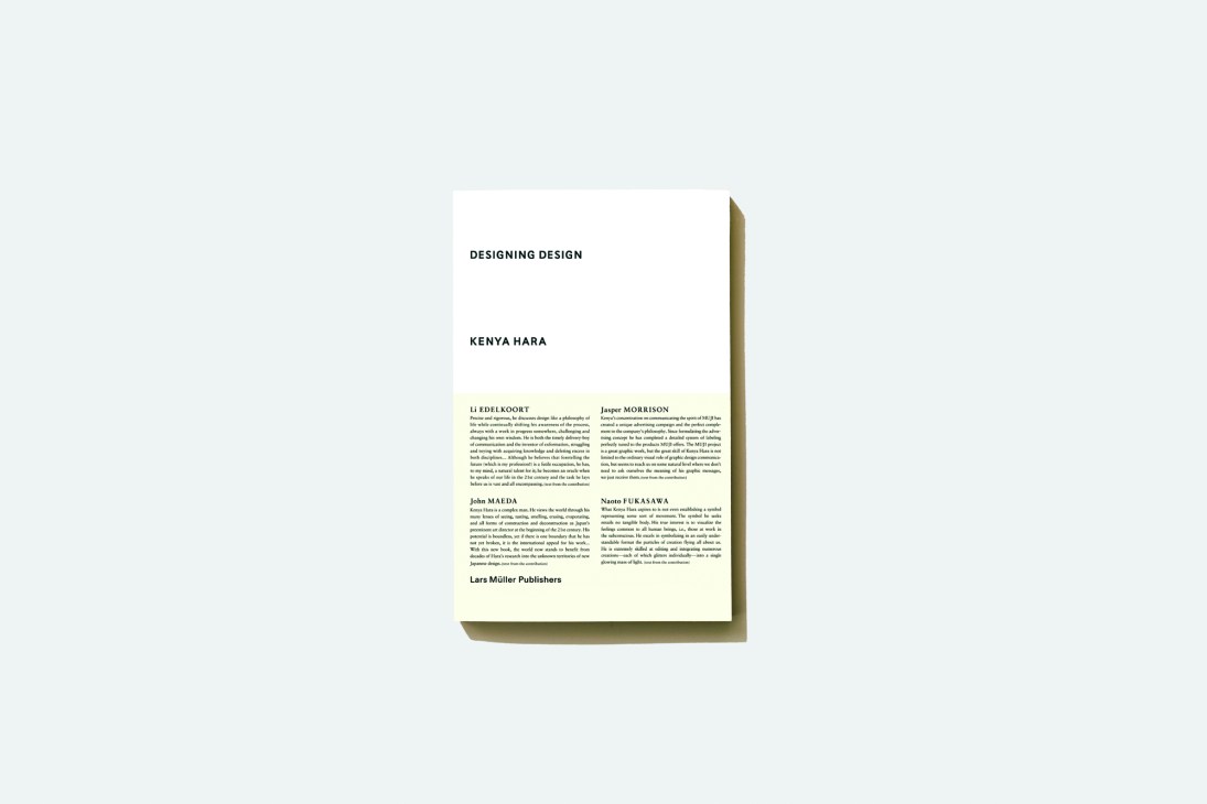 Book cover of Designing Design by Kenya Hara published by Lars Müller Publishers