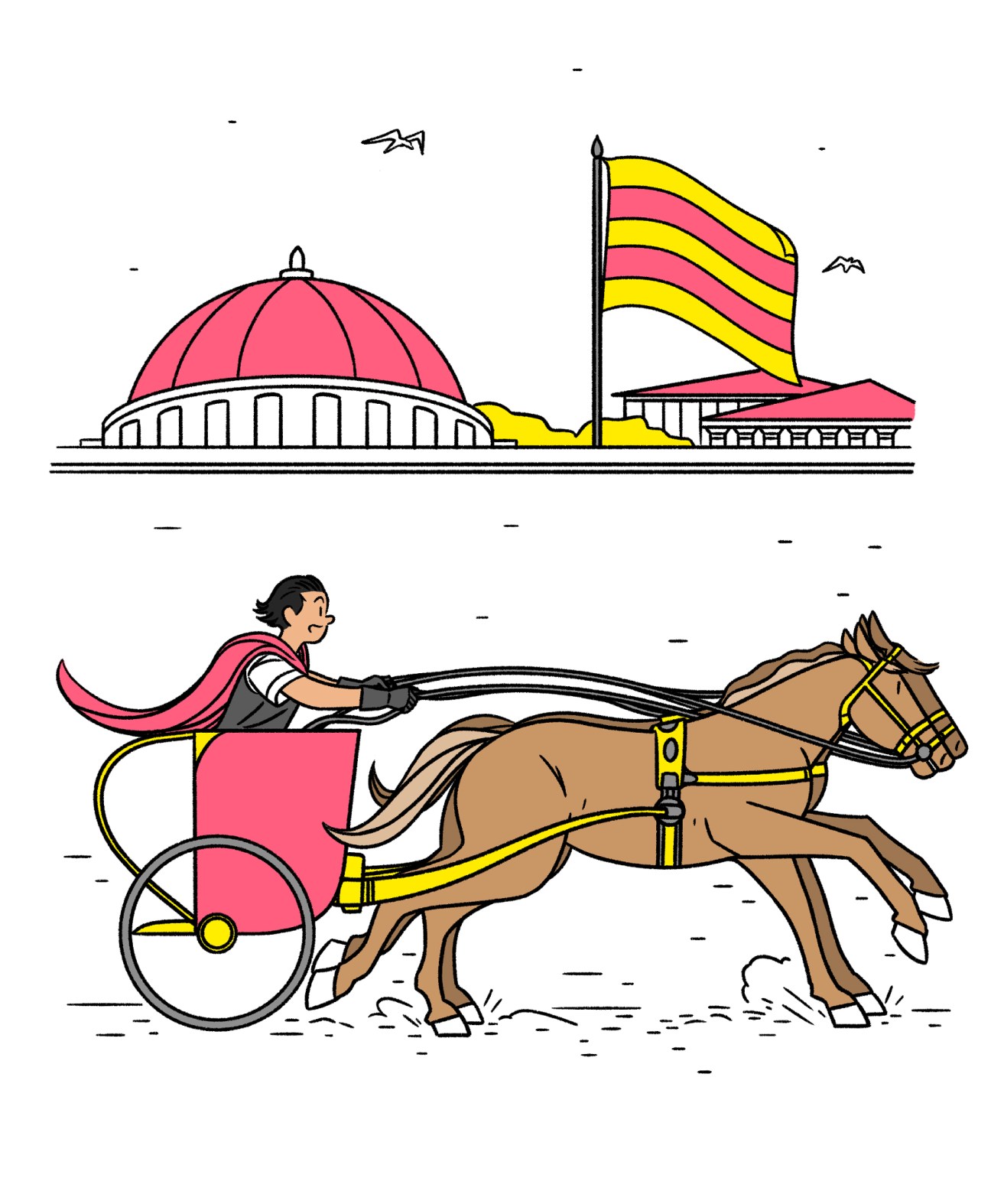 Historical illustration of Constantinople