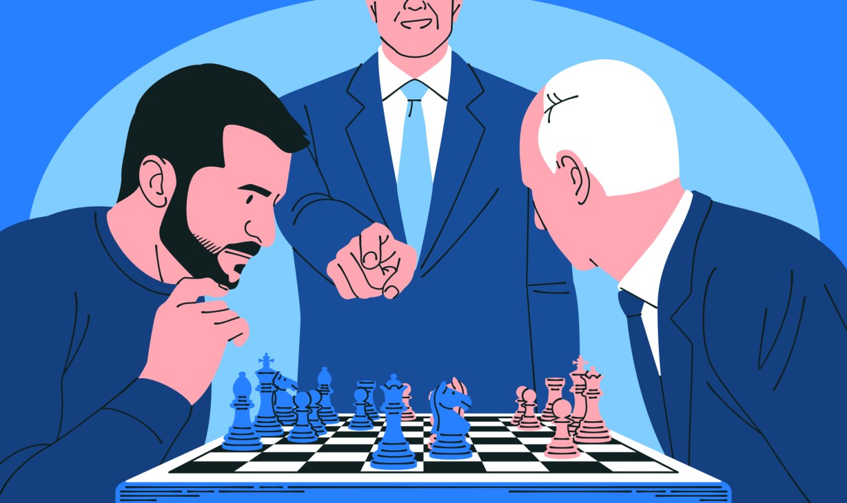 Illustration depicting various non-state actors influencing global affairs