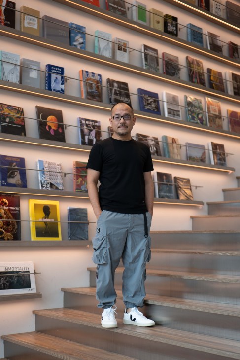 Tsutaya bookstore interior at Noke with open-plan design and book displays