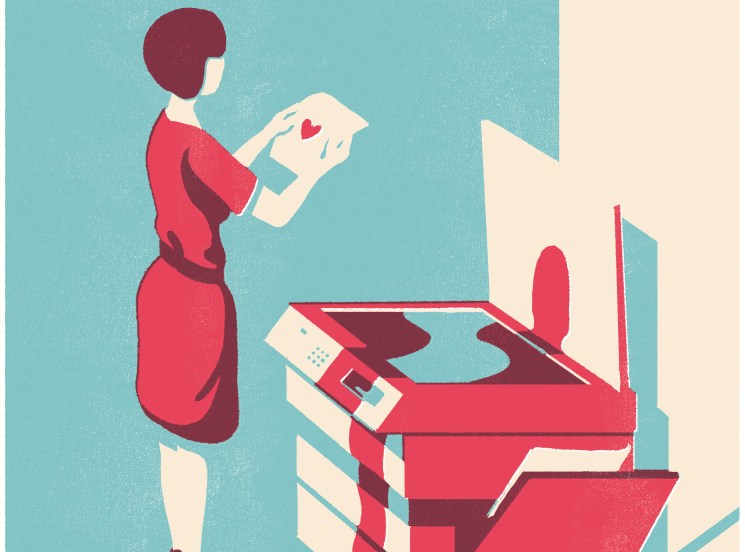 The man who turned into a photocopier
